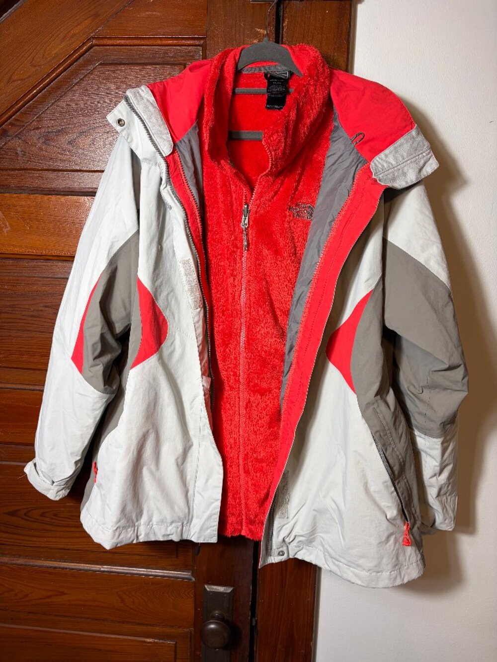 The North Face Boundary Triclimate 3-in-1 Jacket Women’s XL Red GrayA6FB Vintage